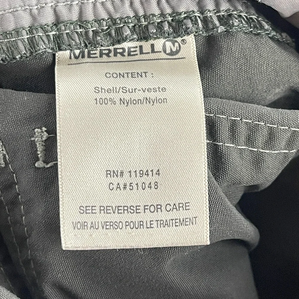 Merrell Cargo Shorts‎ Mens Size 34 Gray Opti-Wick UPF 50+ Outdoors Casual Hiking